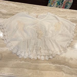 Fun spring summer top pool beach cover-up boho